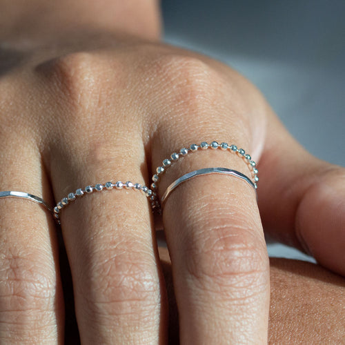 Baby ring deals silver