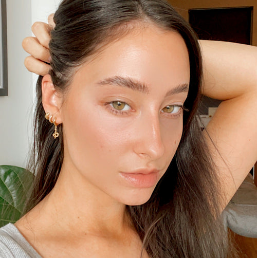 Textured Snake Hoop Earrings