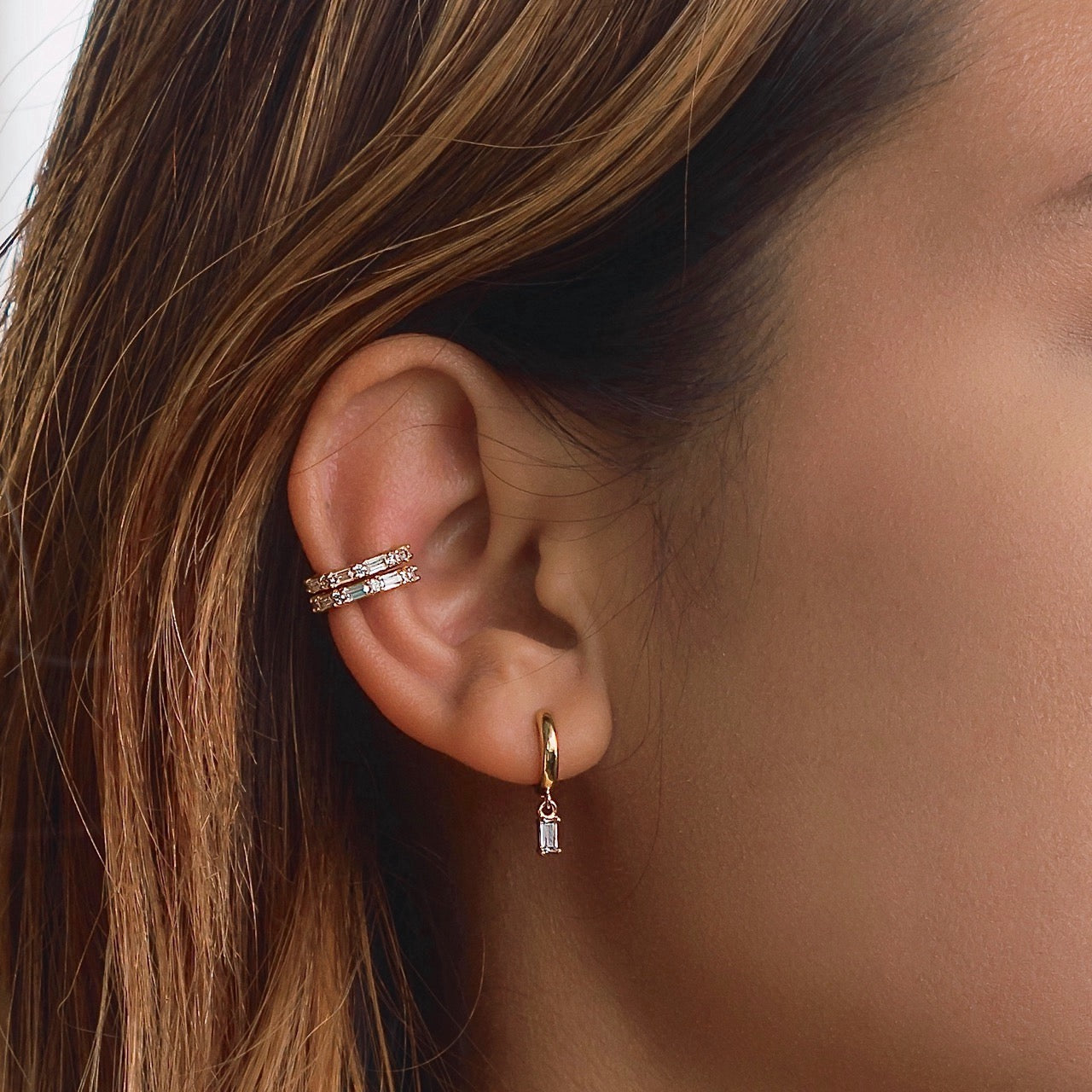 Baguette ear cuff hotsell