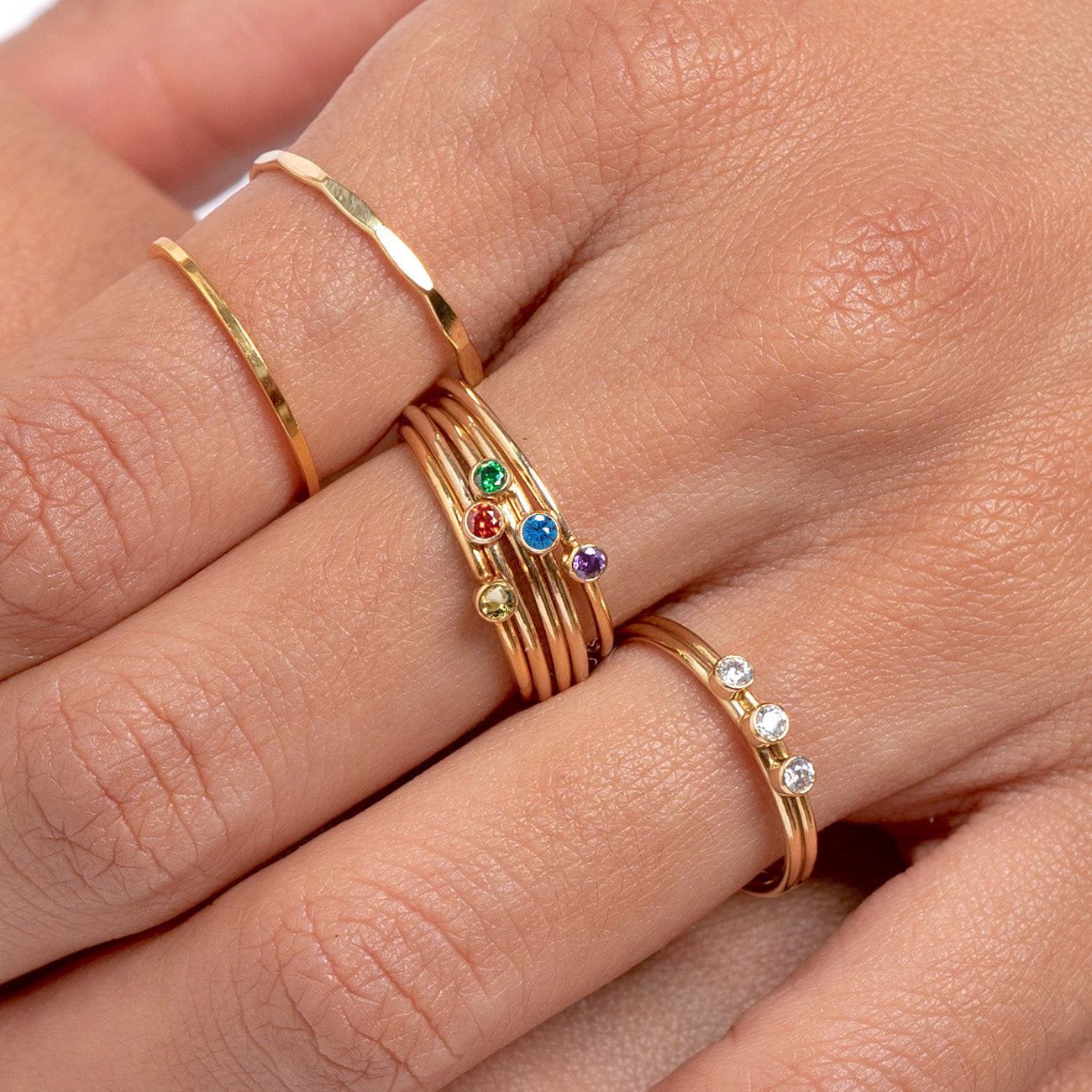 Sparkle Trio Mini Ring – J&CO Jewellery