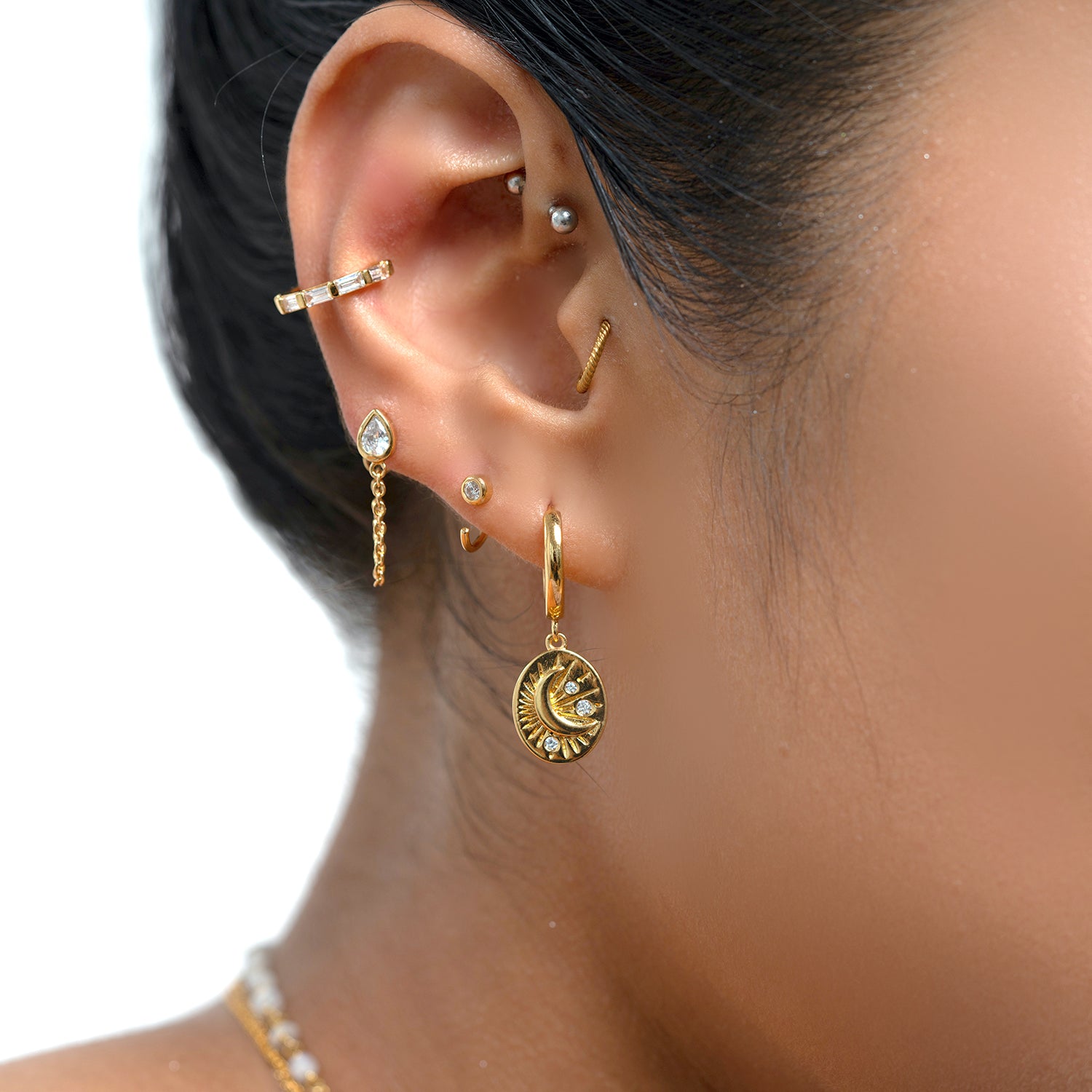 Sun & Moon Earrings for Women - ApolloBox