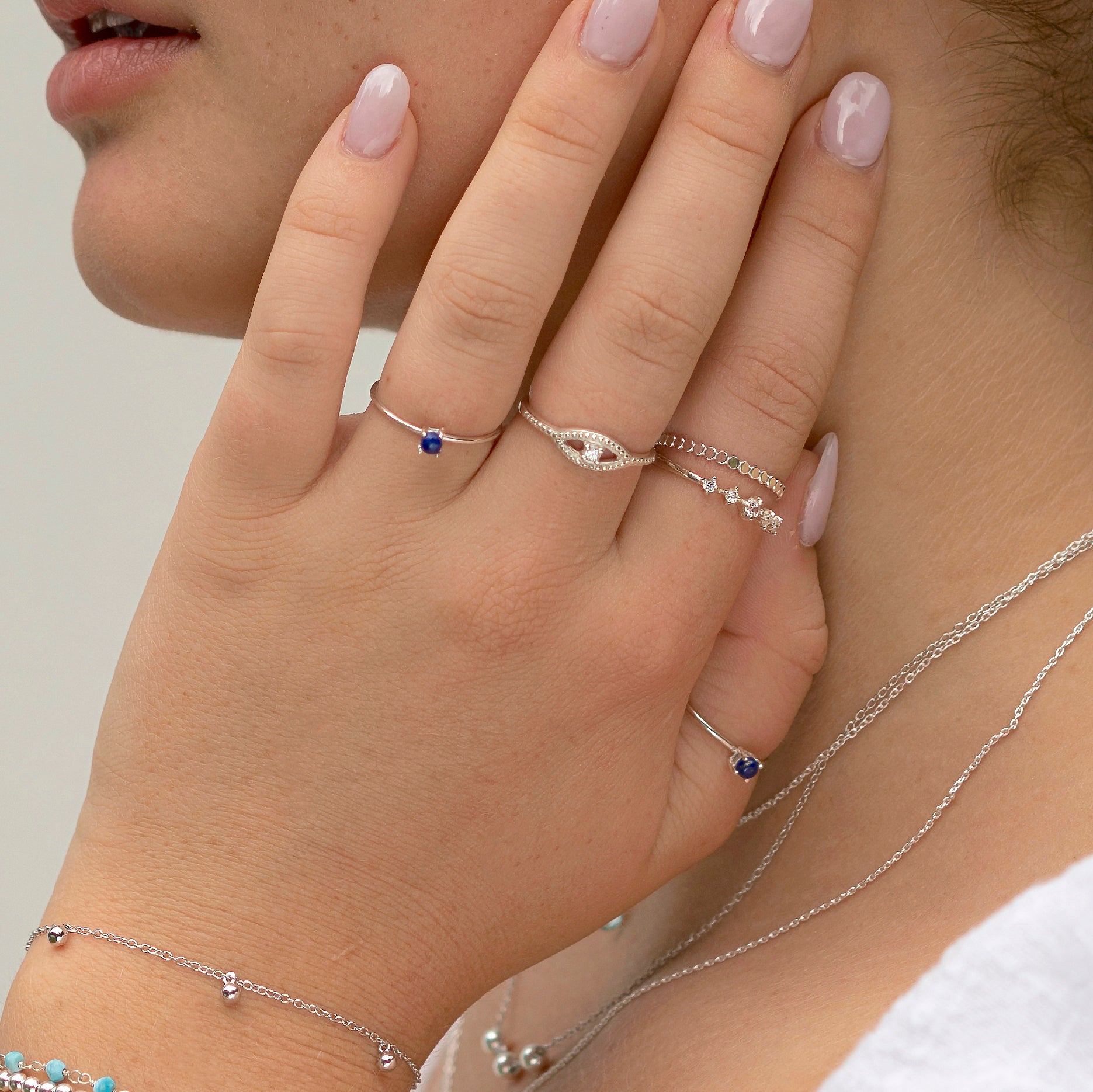 Anello Occhio Maligno Argento