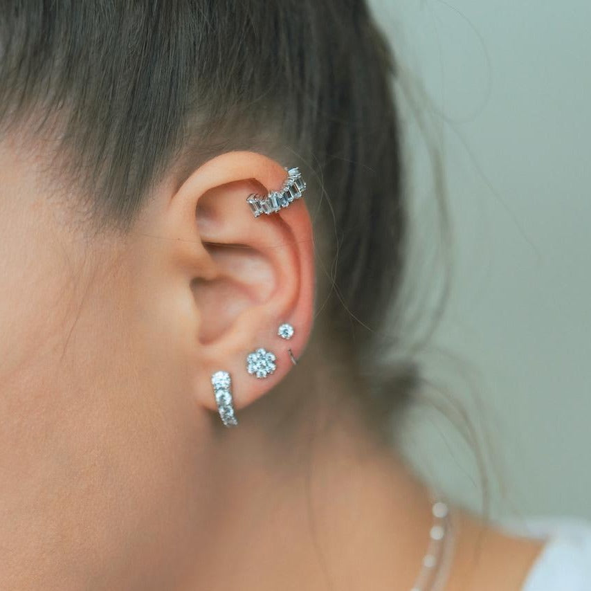 Embellished Baguette Ear Cuff – J&CO Jewellery