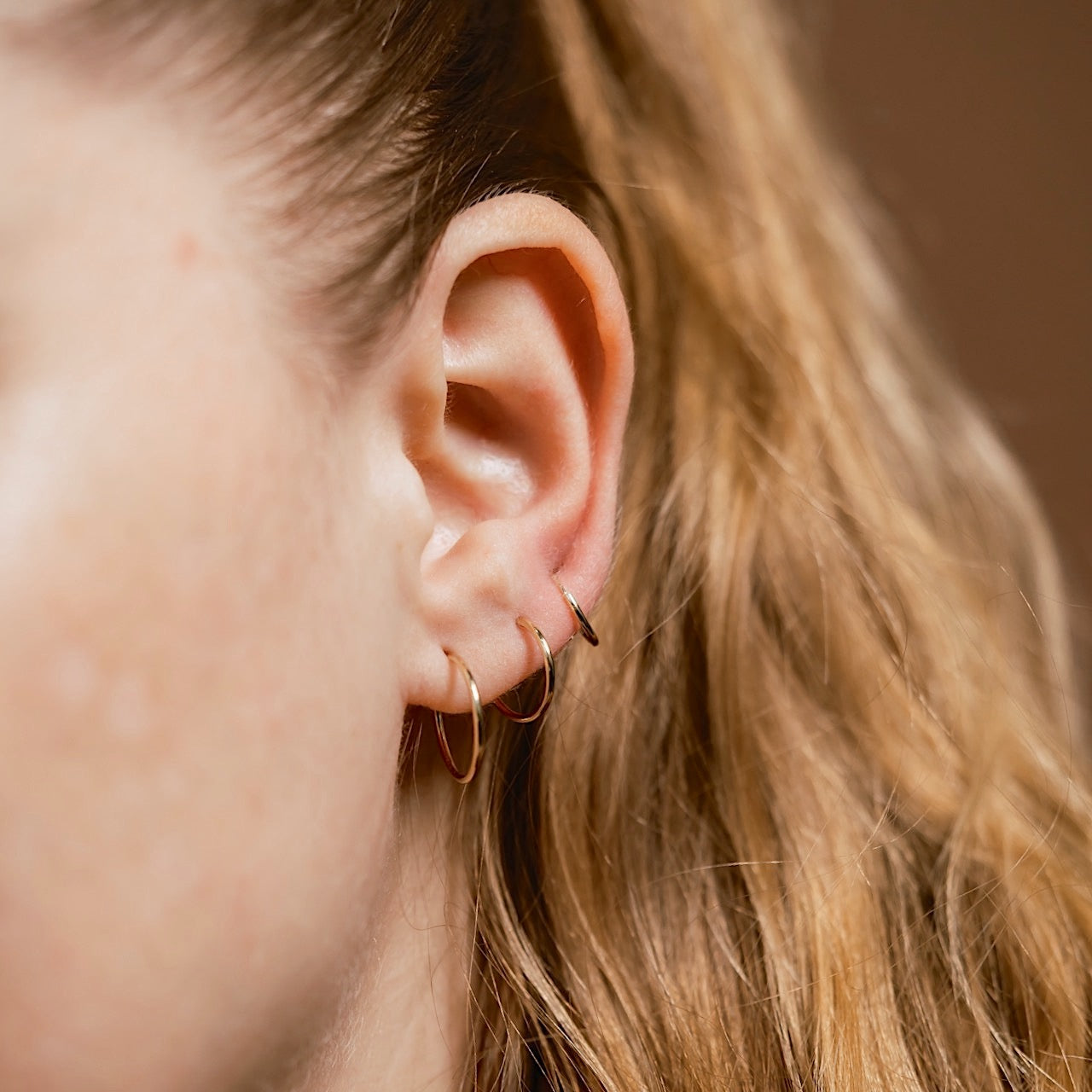 small hoop earrings