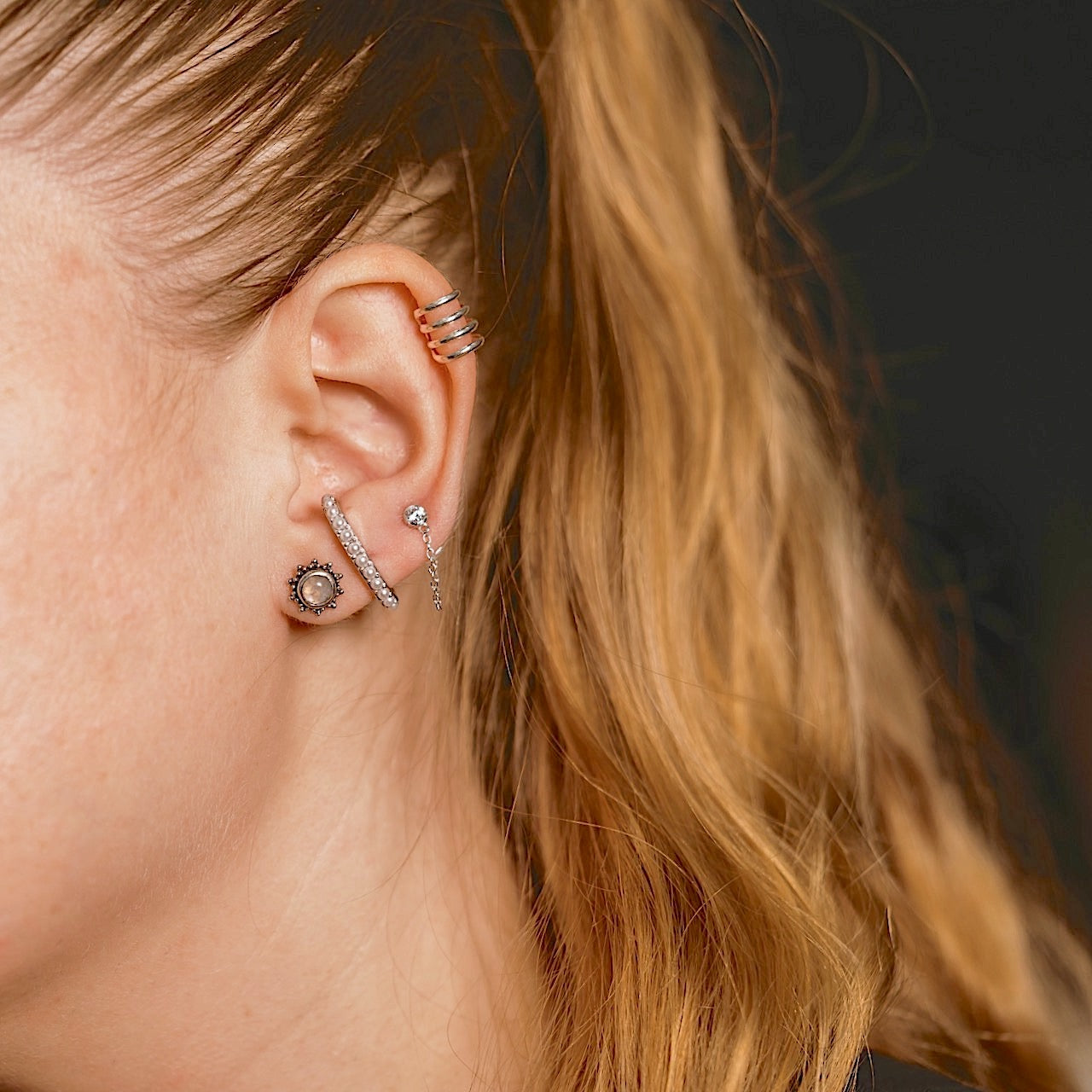 Pearl Suspender Earrings – J&CO Jewellery
