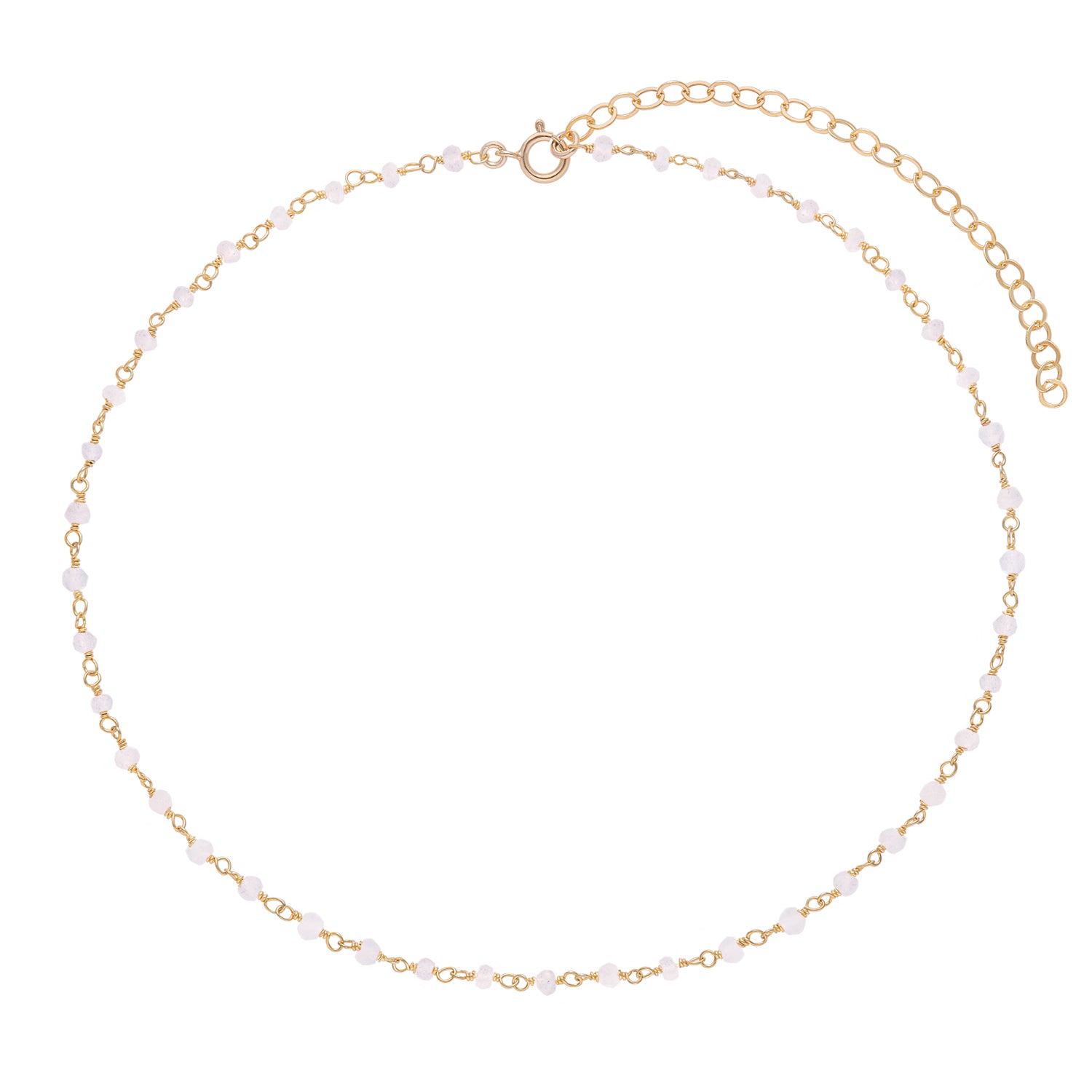 Pink Opal Rosary Choker