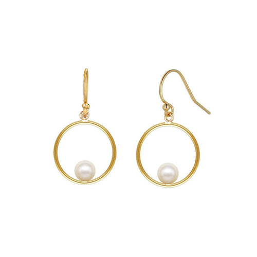 Pearl Halo Drop Earrings – J&CO Jewellery