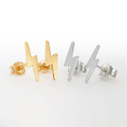 Lightning Bolt Stud Earrings J&CO Jewellery