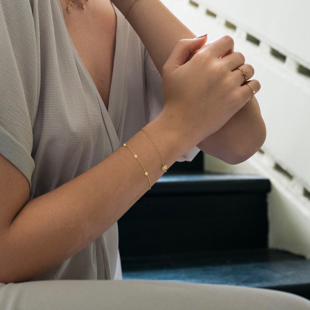 Moonstone Sun Bracelet