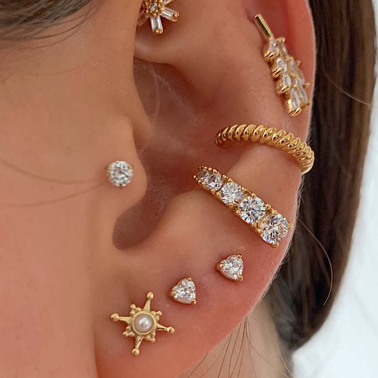 Conch hoop diamond Clearance