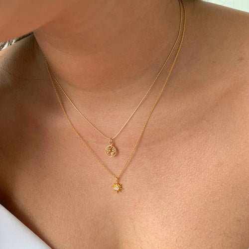 Traveller World Map Necklace