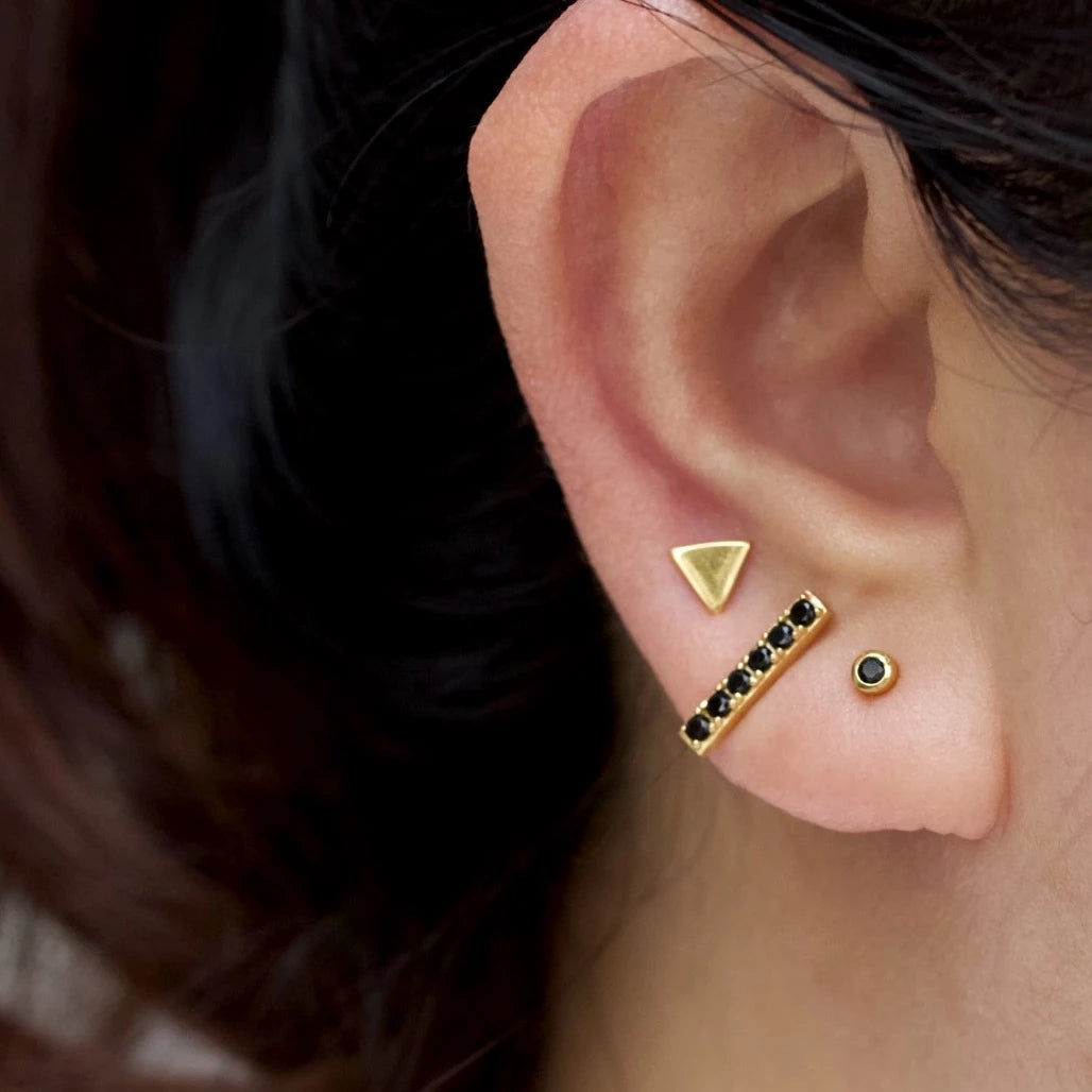 Mini Bezel Stud Earrings – J&CO Jewellery