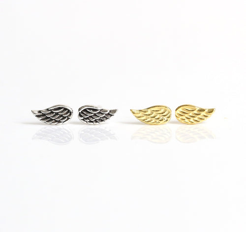 Angel Wing Stud Earrings
