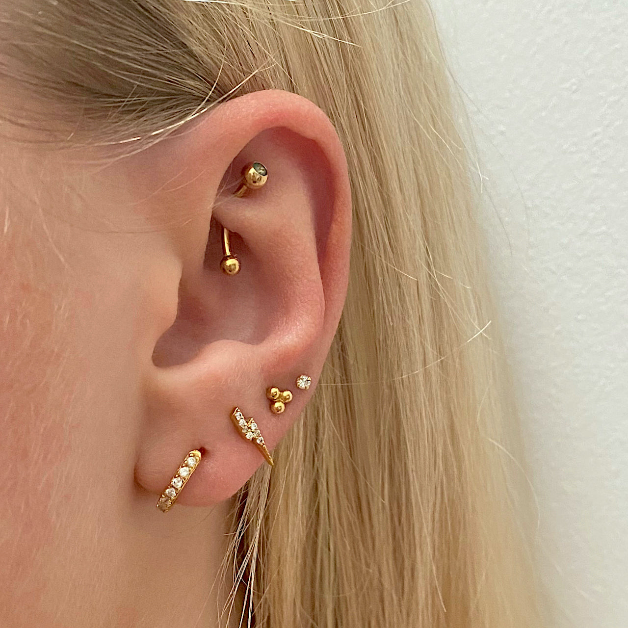 Mini Skinny Bar Stud Earrings – J&CO Jewellery