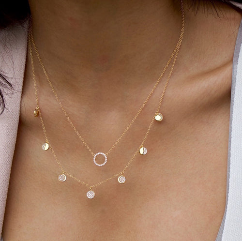Sparkle Moon Phase Necklace