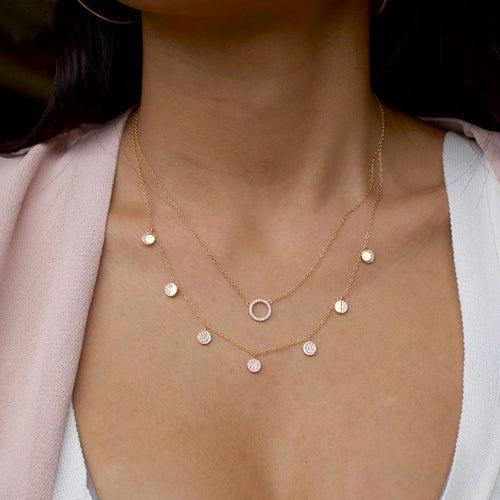Sparkle Moon Phase Necklace