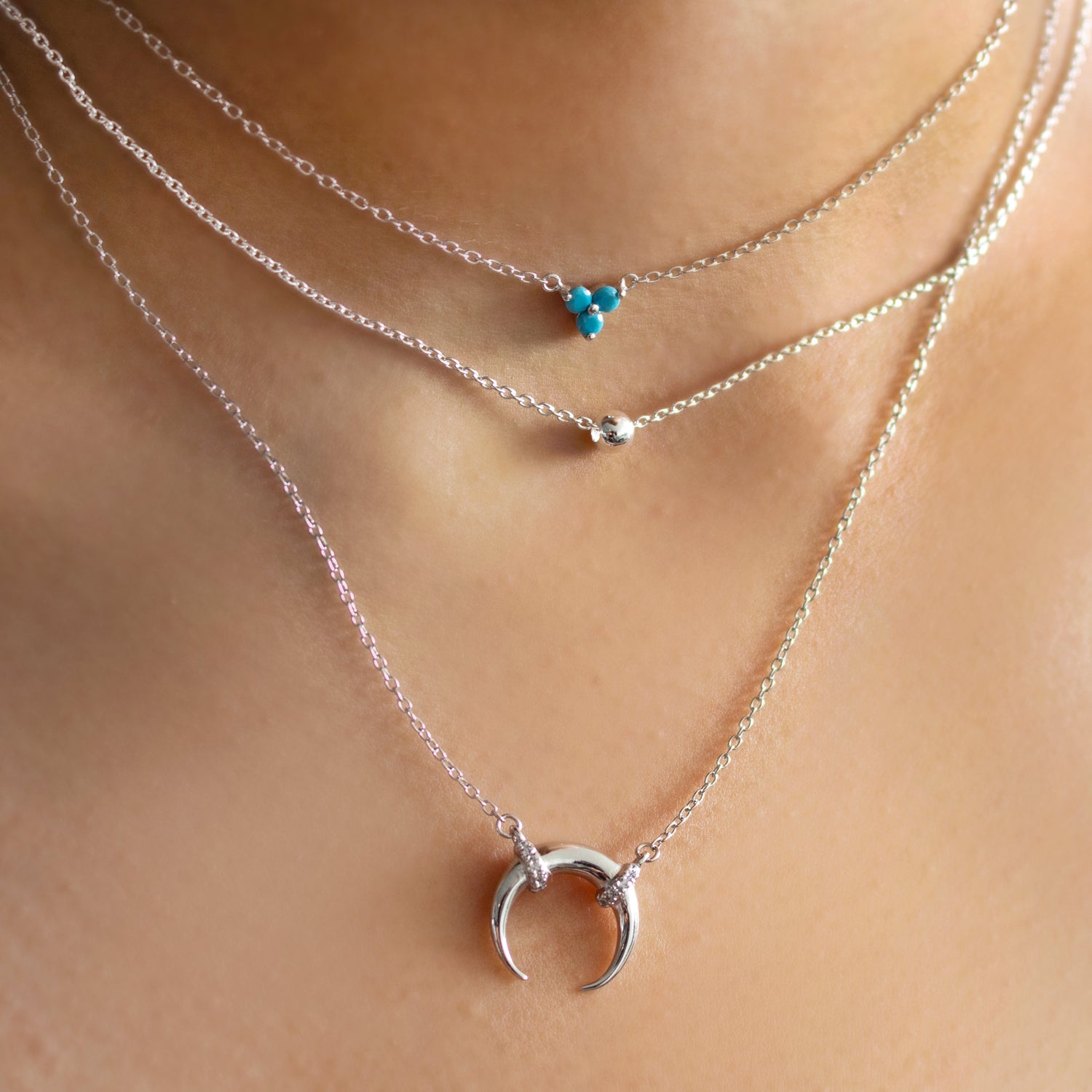 Little ball hotsell necklace