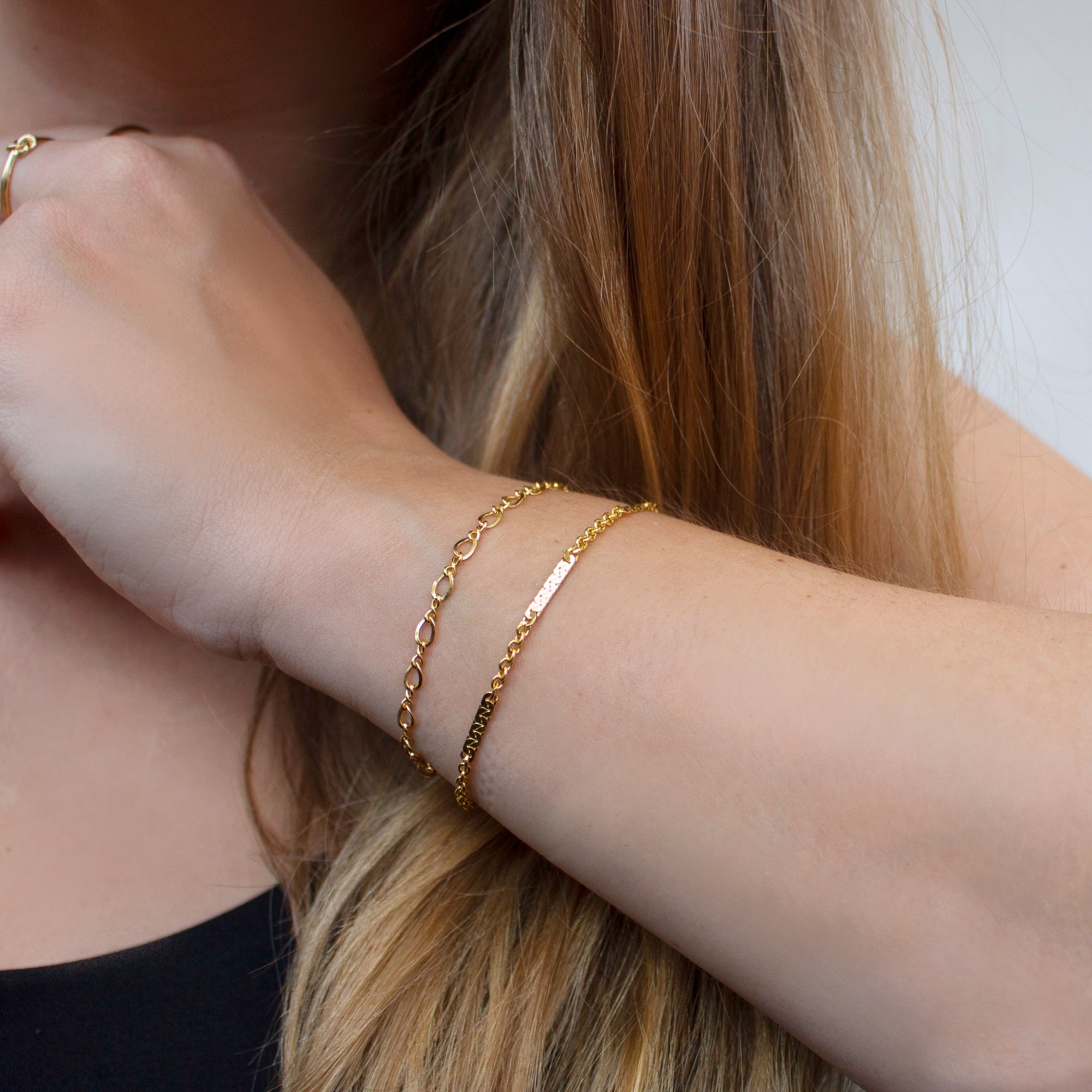 Figur åtte kjede armbånd