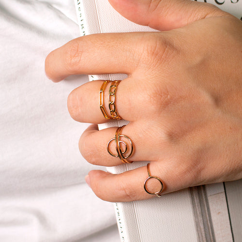 COMBO RING SET OF 4 PCS FOR DIFFRENT FINGER FOR YOUR ATTRACTIVE STYLE