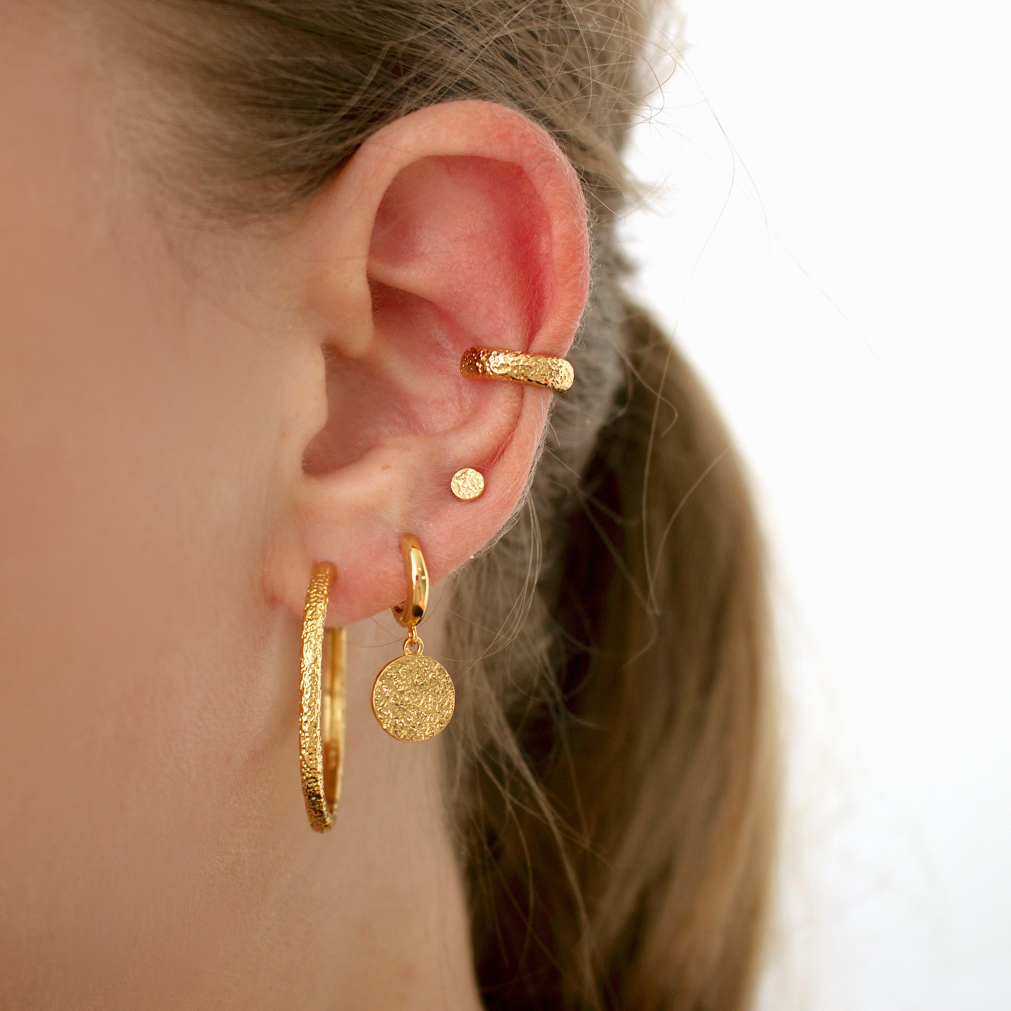 イヤリング VINTAGE HOLLYWOOD Two-tone Half Earcuff BMH1301 Vintage Ear Cuff – J&CO Jewellery