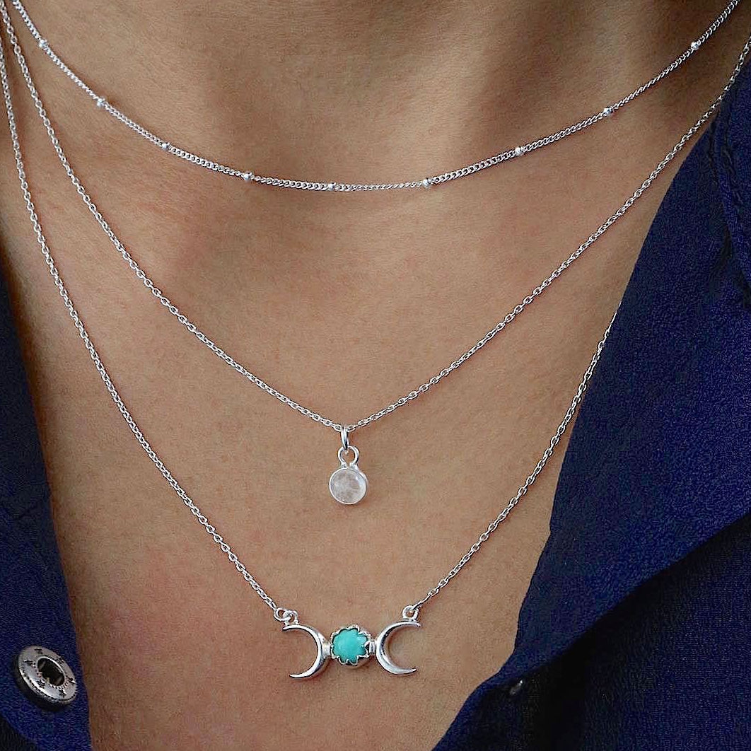 Collar de cadena satelital