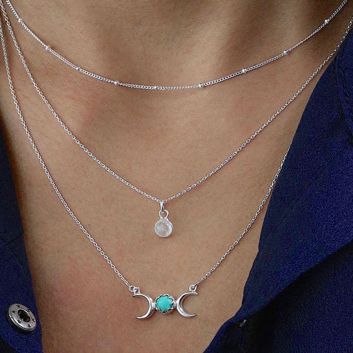 Satellitenkette Halskette