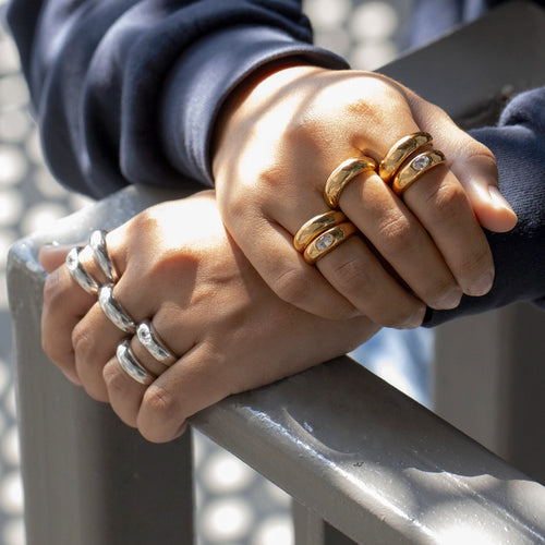 Kuppel Ring Gold