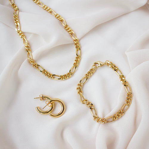 Figaro Statement Chain Bracelet