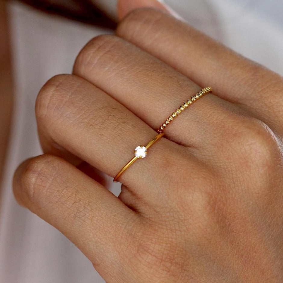 Boble Bold Ring Guld