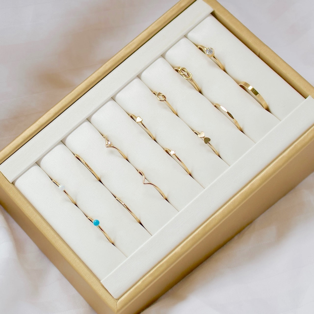 爱情结戒指 金色