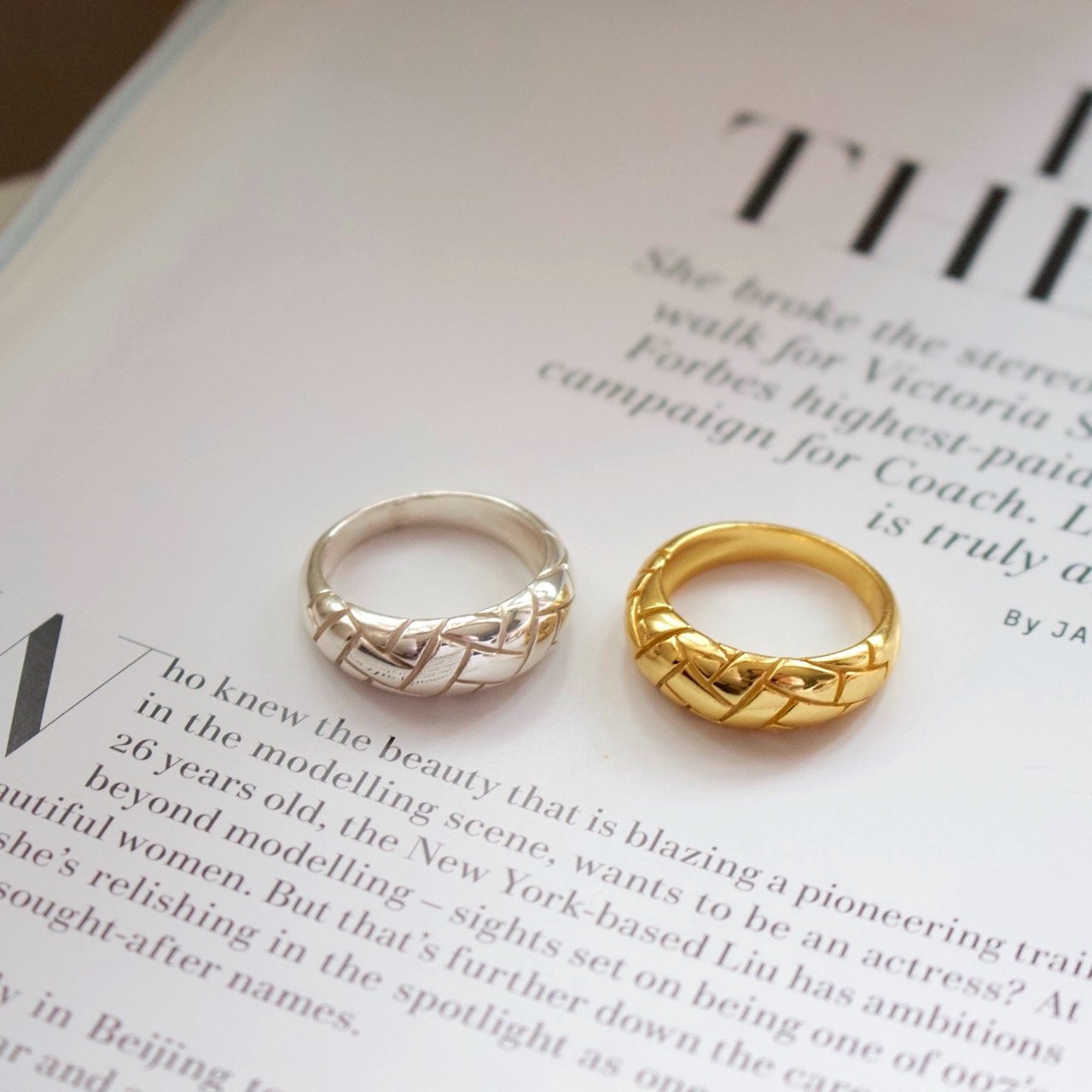 Anello Alexa Dome Oro