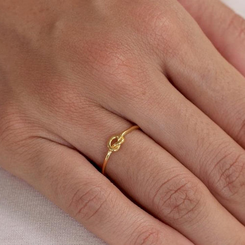 Love Knot Ring Gold – J&CO Jewellery
