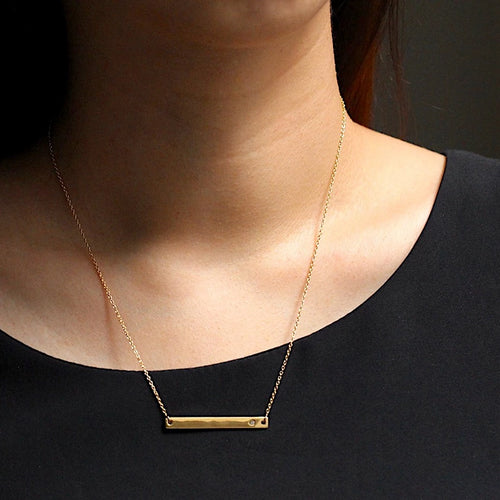 Collier à barre horizon