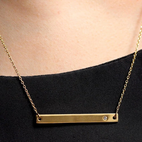 Collier à barre horizon
