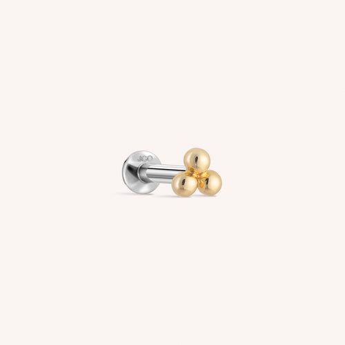 J&CO Jewellery 14K Solid Gold Ball Stud Earrings 3mm