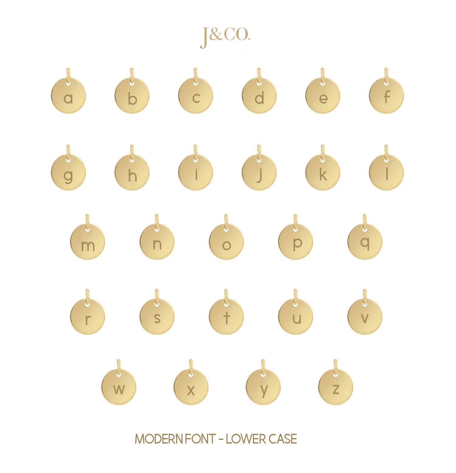 Personalized Disc Beaded Bracelet Gold