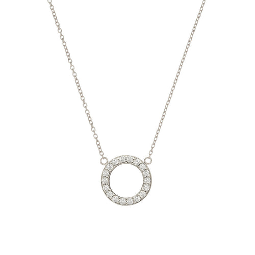 Sparkle Circle Necklace – J&CO Jewellery