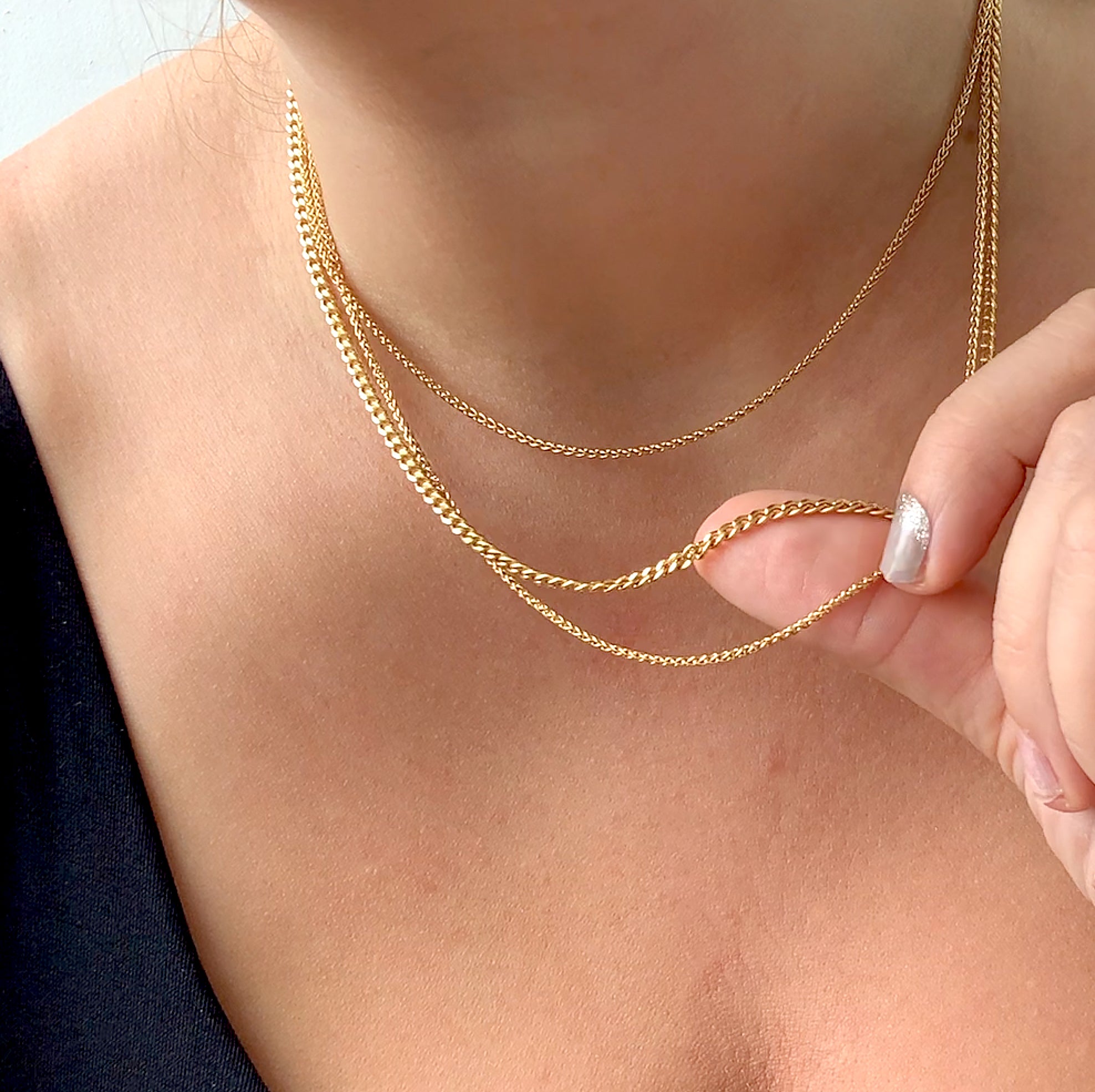 Statement Curb Chain Necklace J CO Jewellery