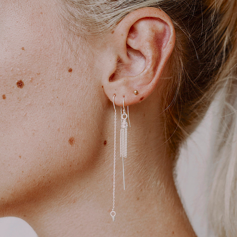 Piccolo orecchino a filo Spike