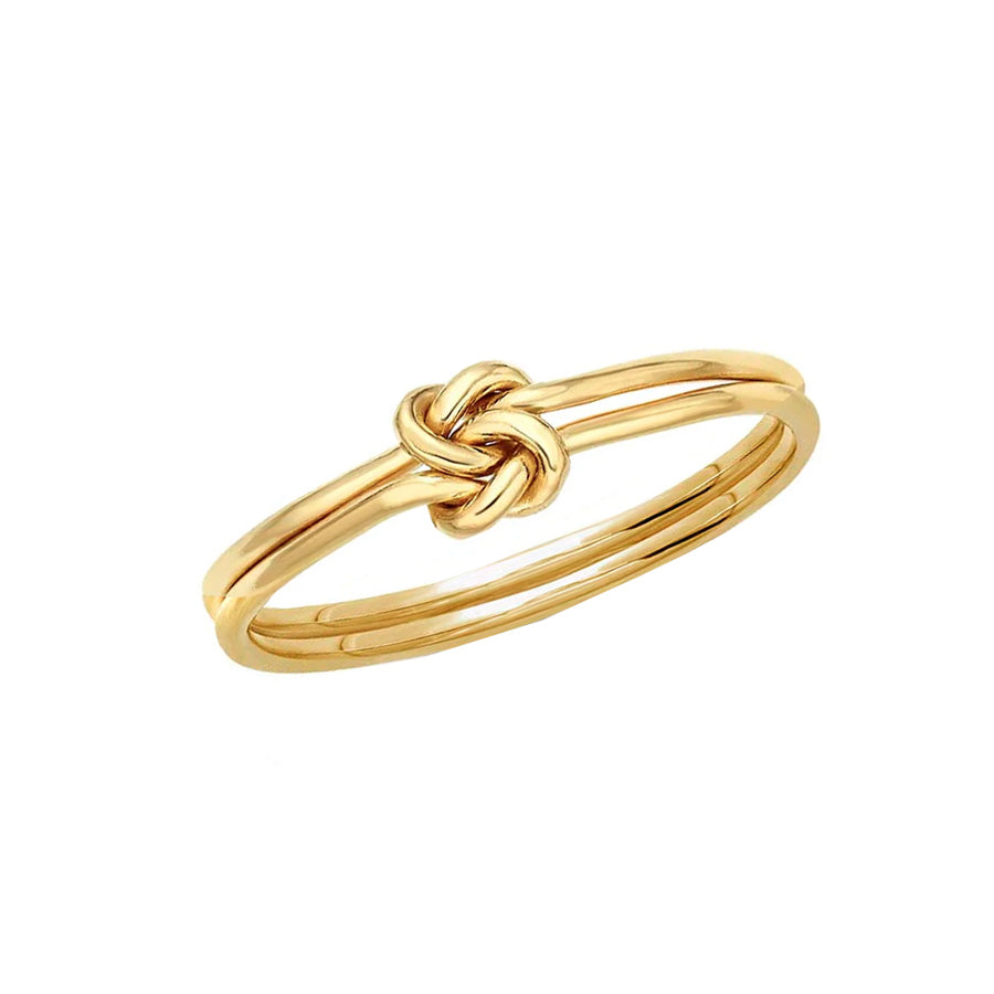 Yellow gold knot ring Clearance