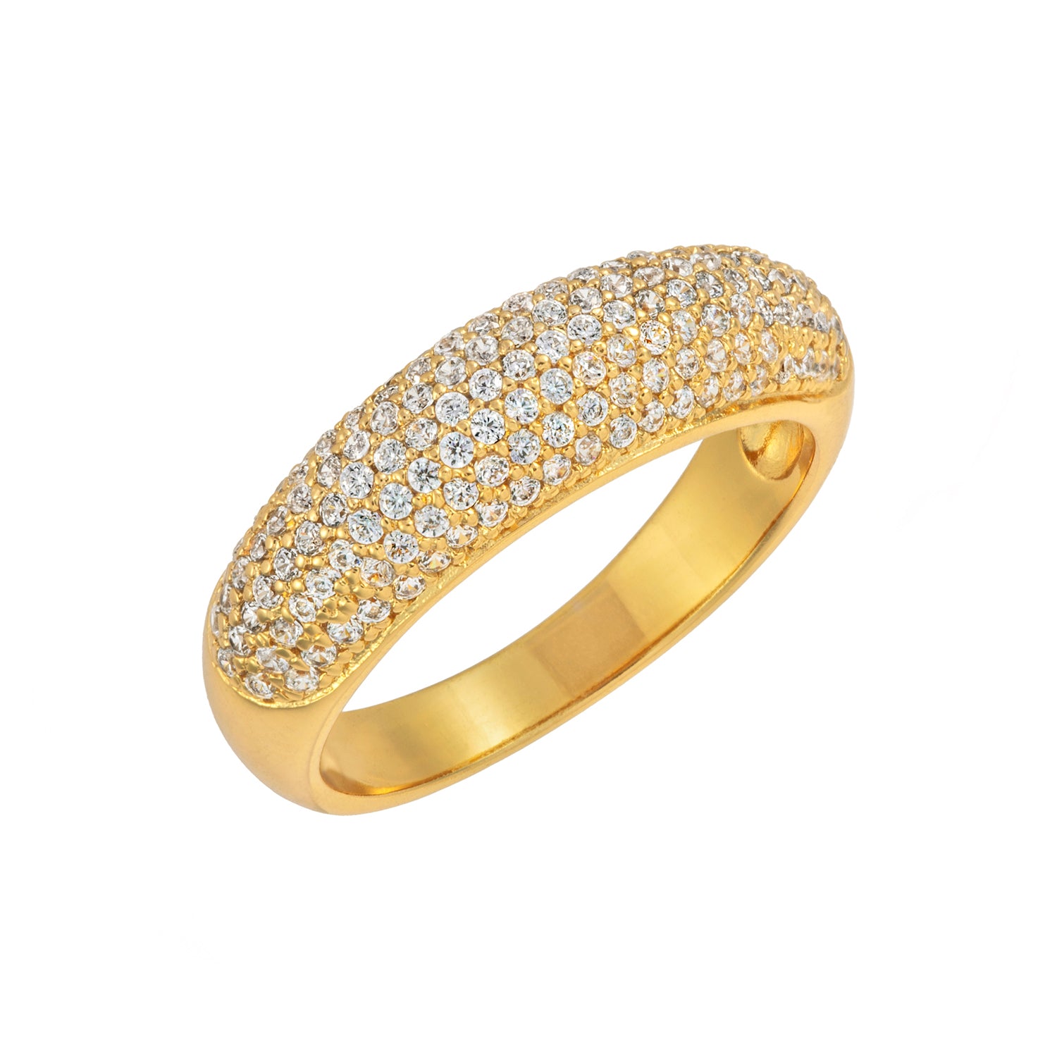 Dome best sale pave ring