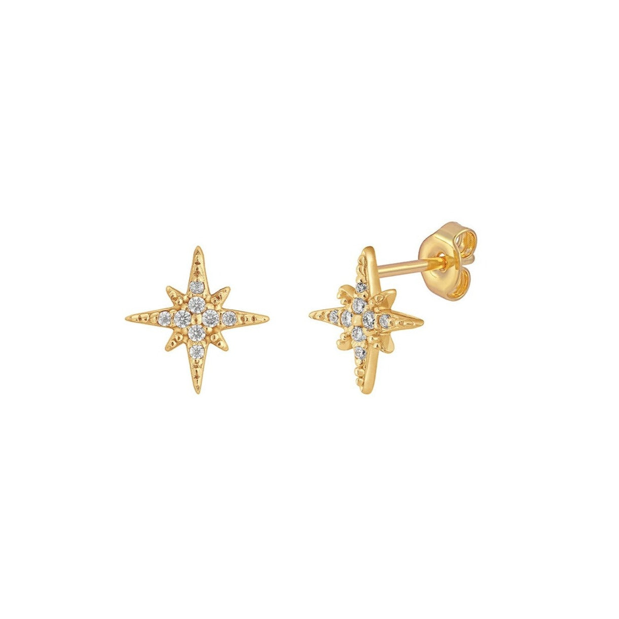 Star Pearl Stud Earrings – J&CO Jewellery