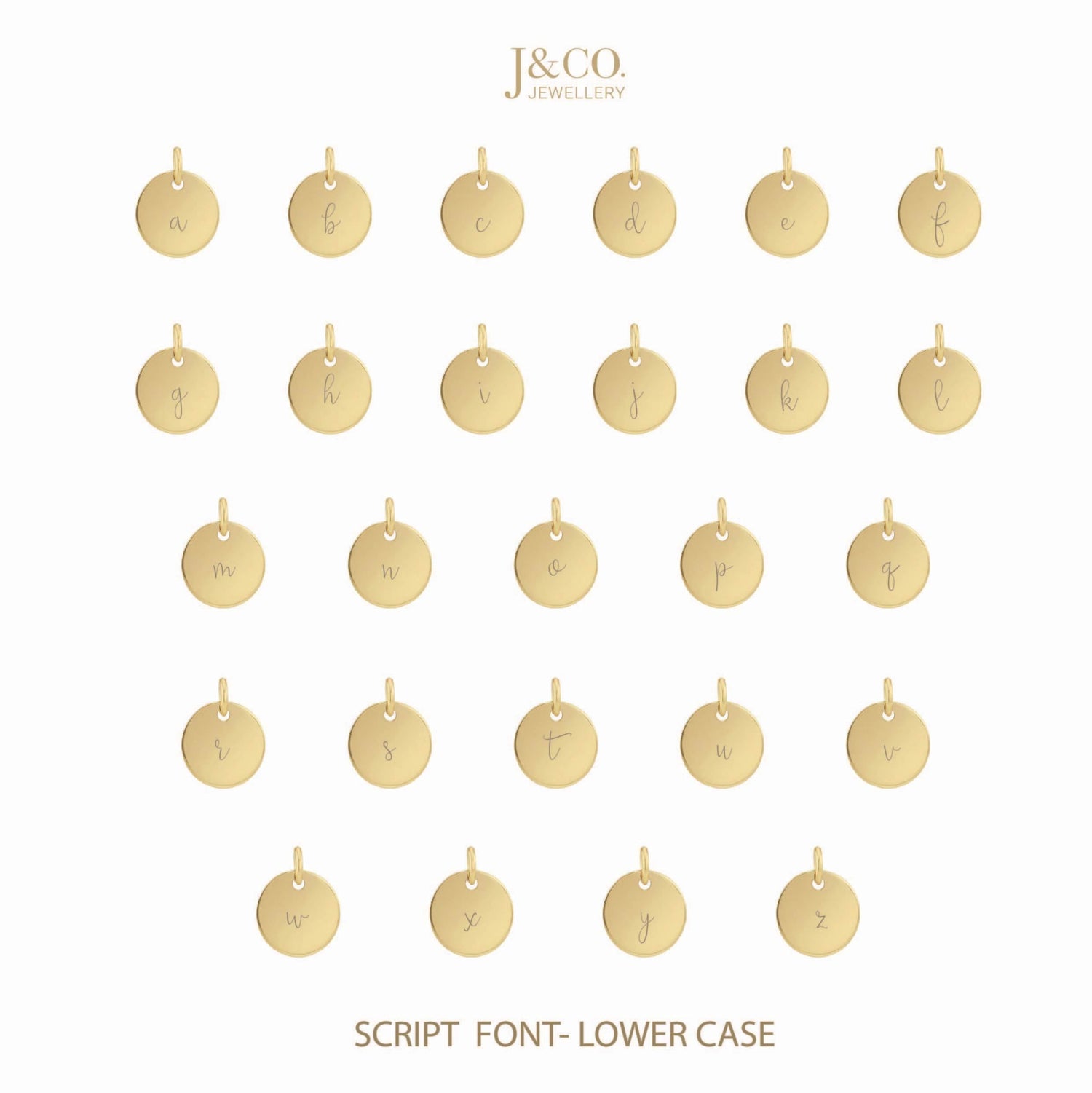 Personlig disk perlearmbånd gull