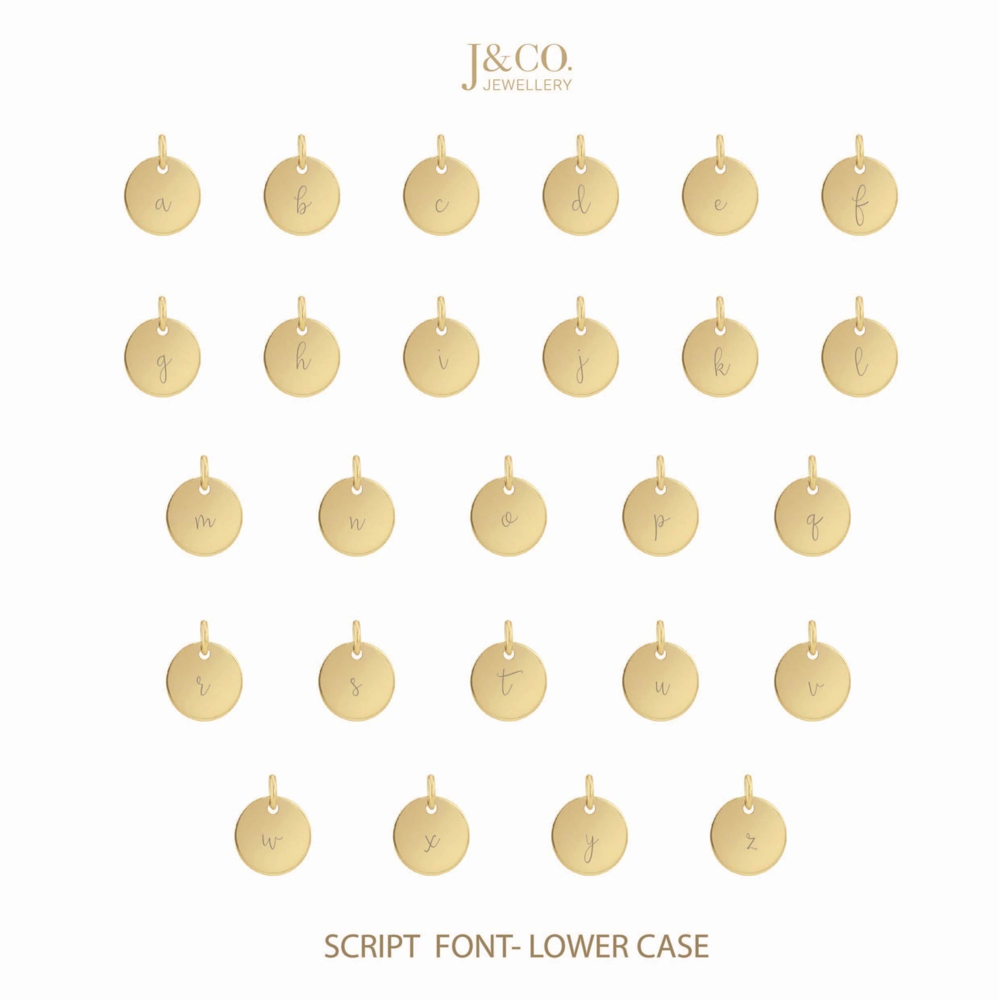 Personlig disk perlearmbånd gull