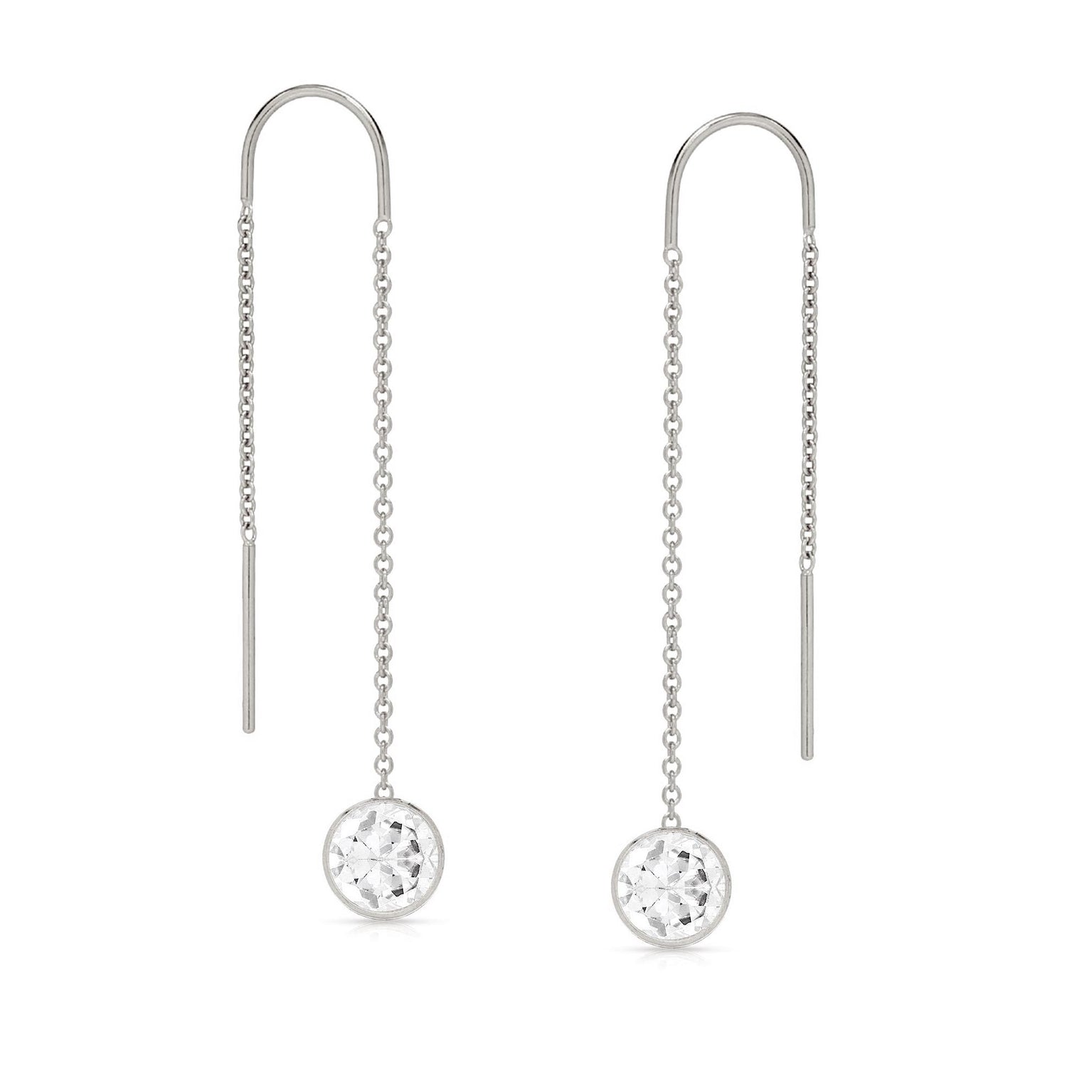 Stunning Bezel Ear Threader