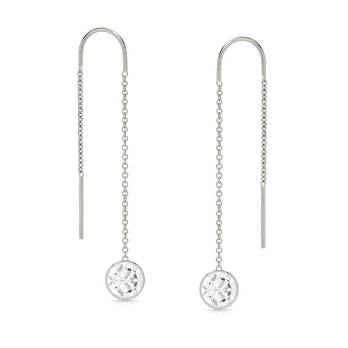 Stunning Bezel Ear Threader