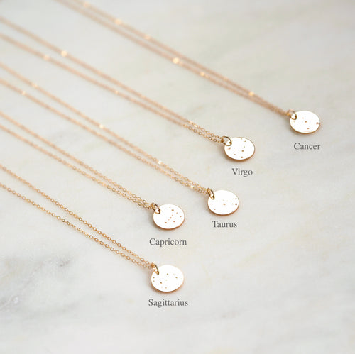 Zodiac Sign Necklace Leo– NIMANY Studio