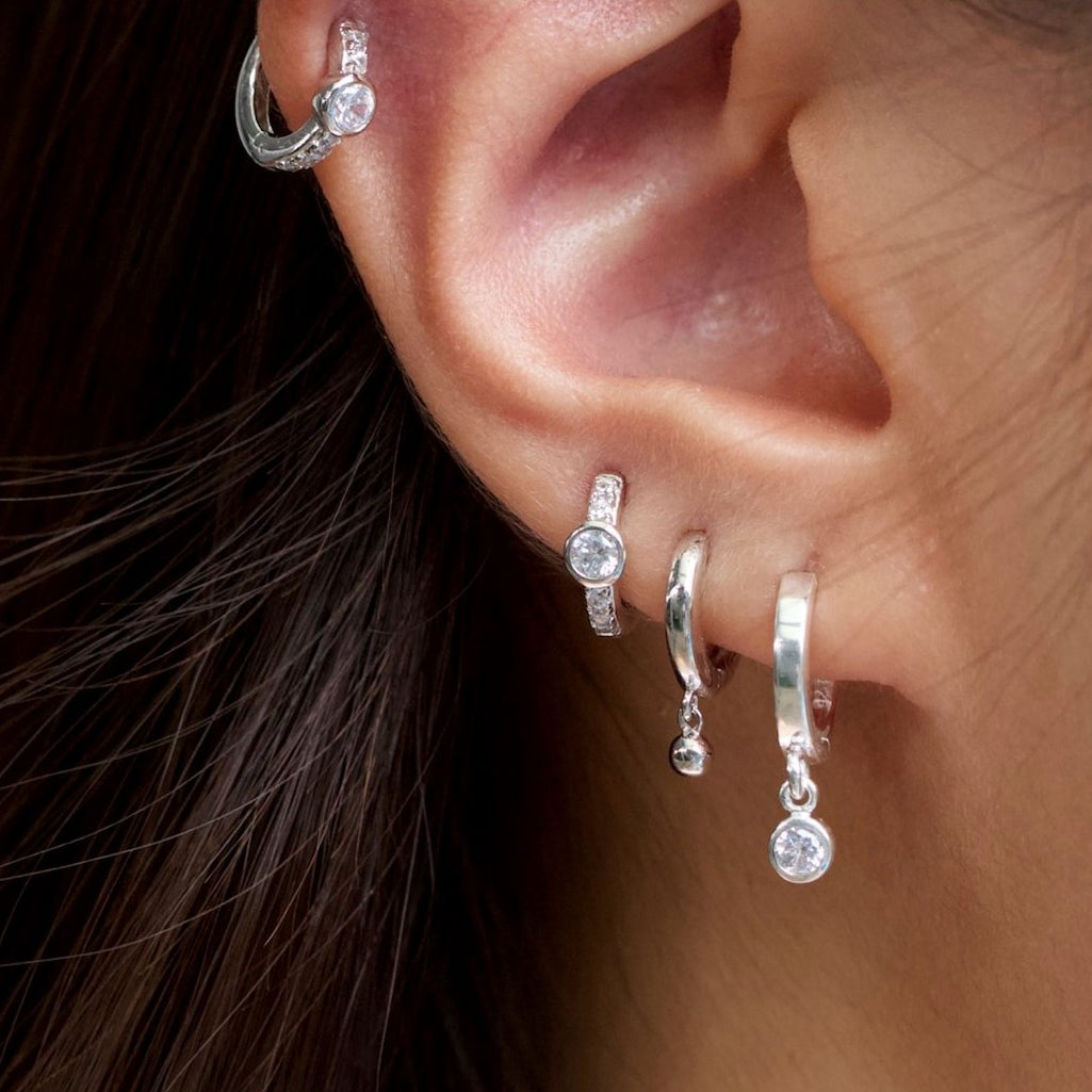 Altair Huggie Hoop Earrings – J&CO Jewellery