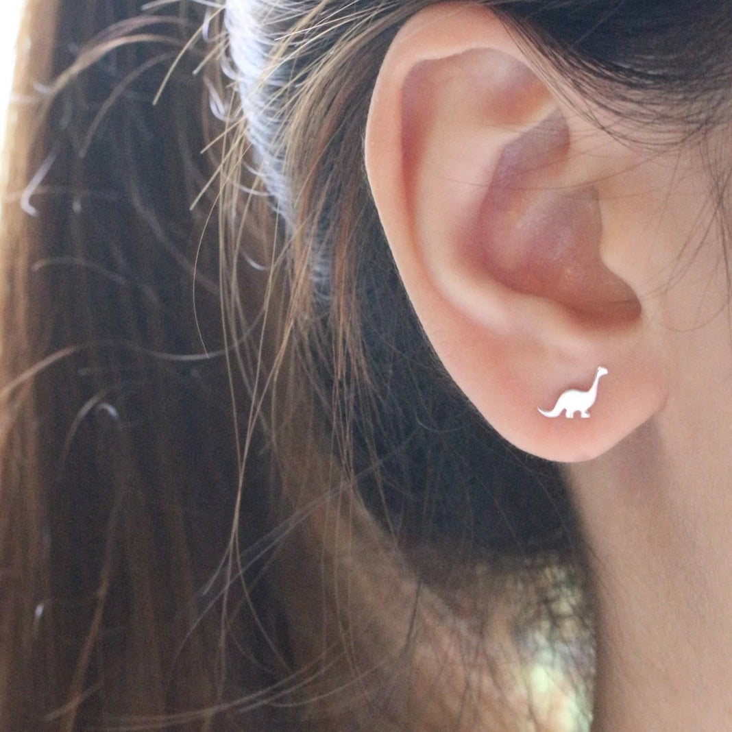 Dinosaur stud earrings sale