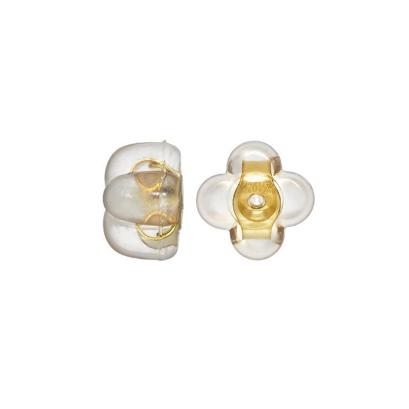 Silicone back deals earrings